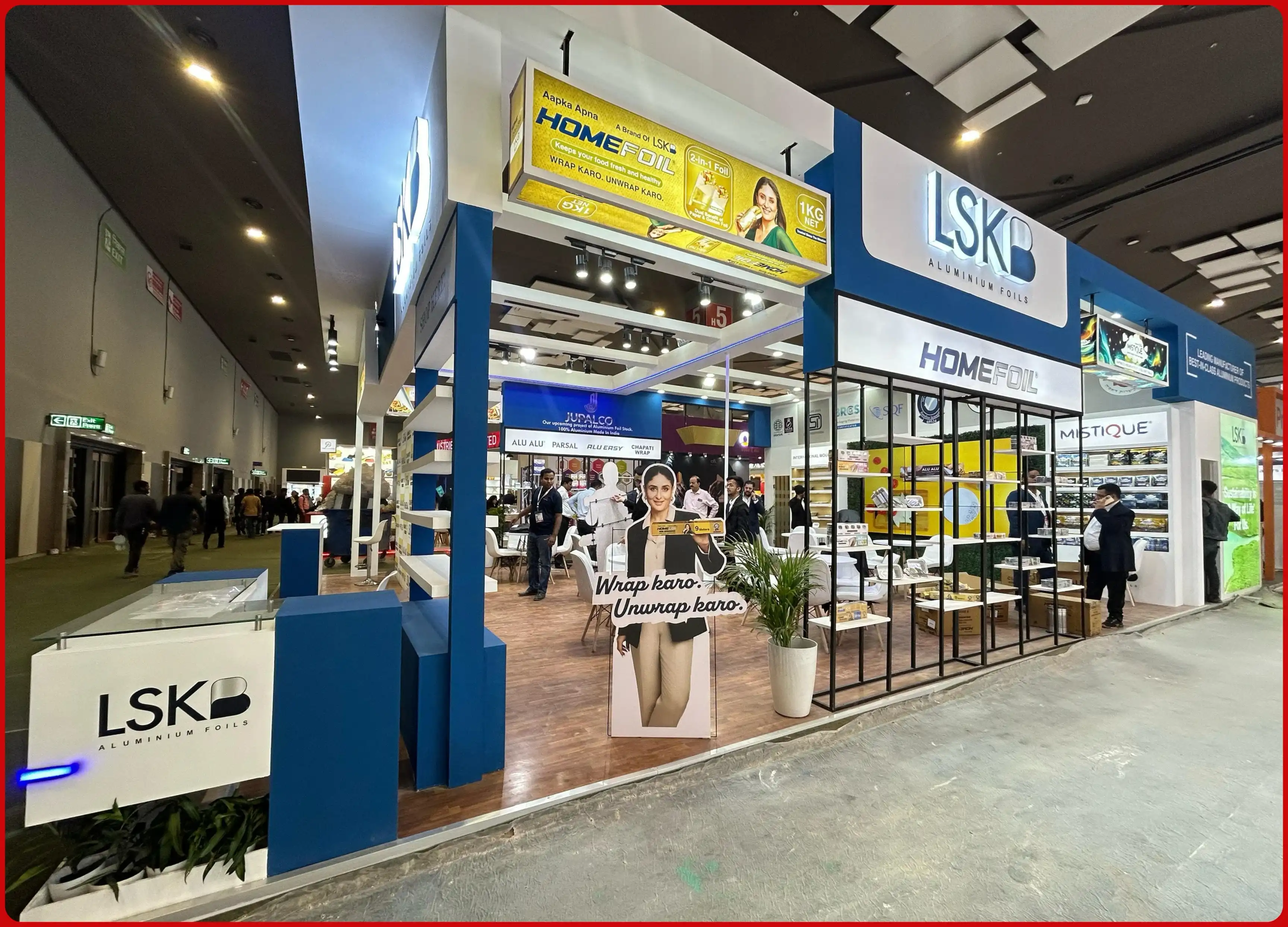 Aahar India expo stand build by Elite Corporate Group 